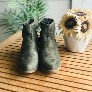 Army Green Booties